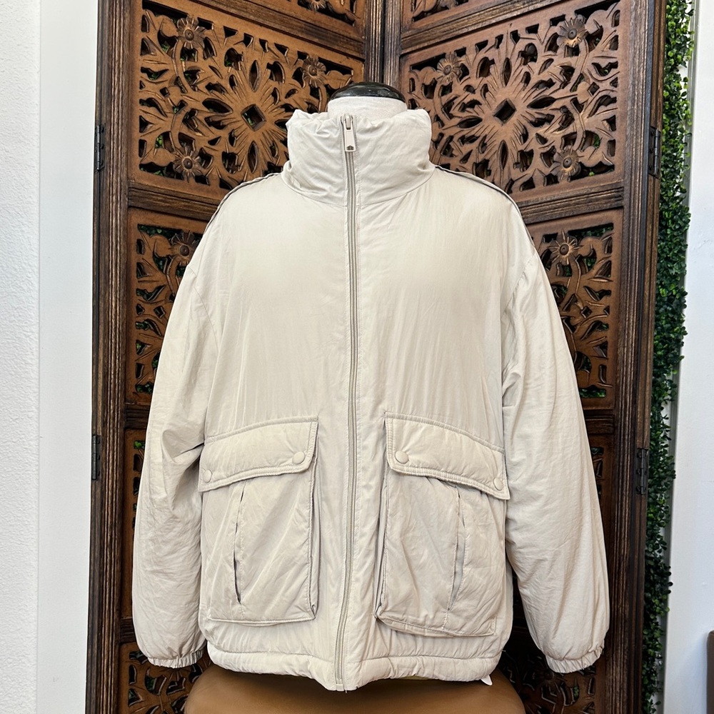 We The Free Cream Puffer Jacket